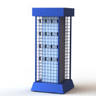 Four Sides Grid Panel Metal Display Stands For Garden Hard Tooling