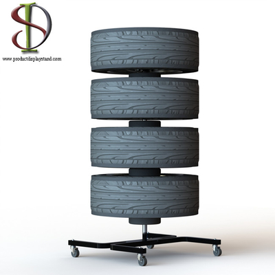 Garage Rolling Oem Tire Storage Rack cho nhà máy sửa chữa ô tô